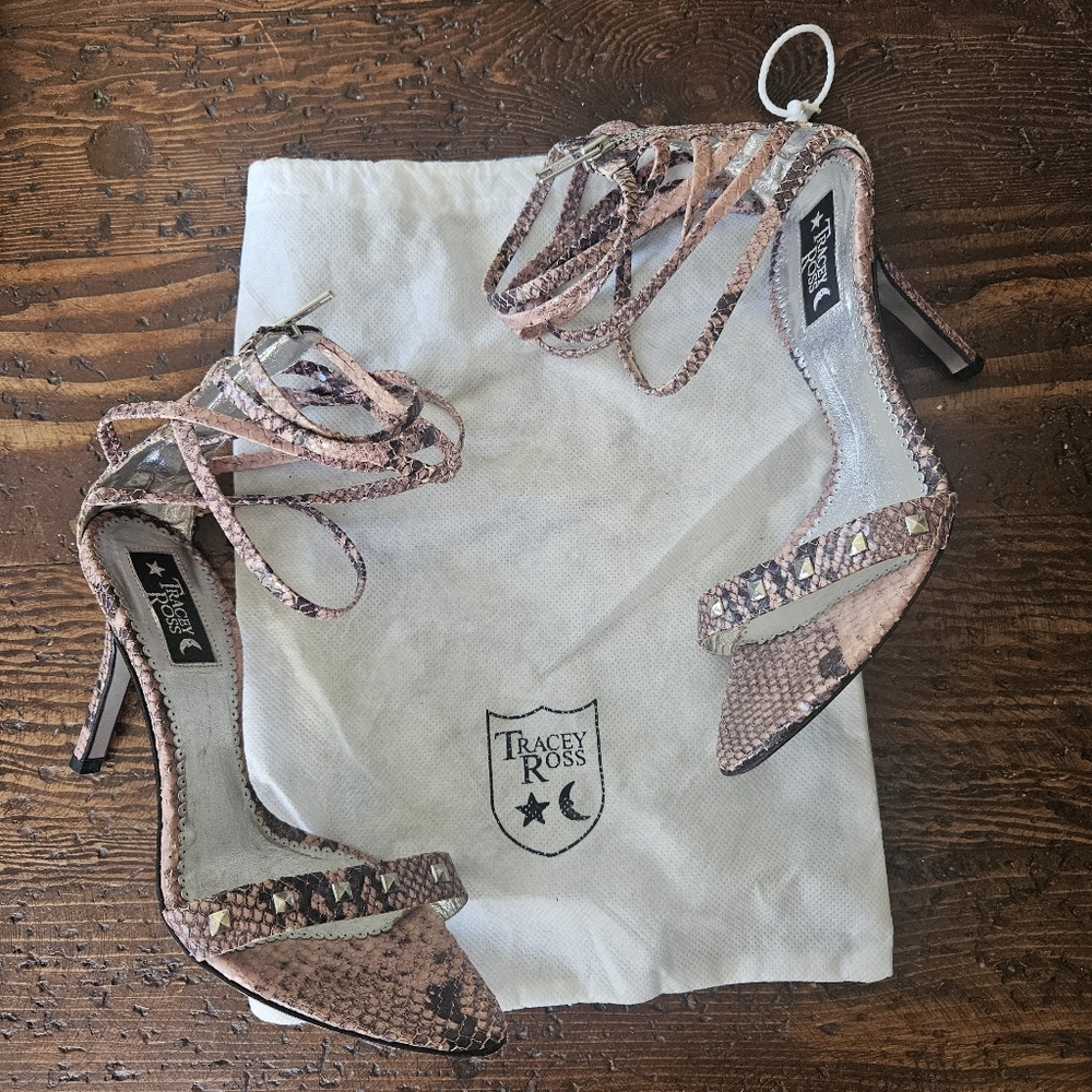Snakeskin Heels